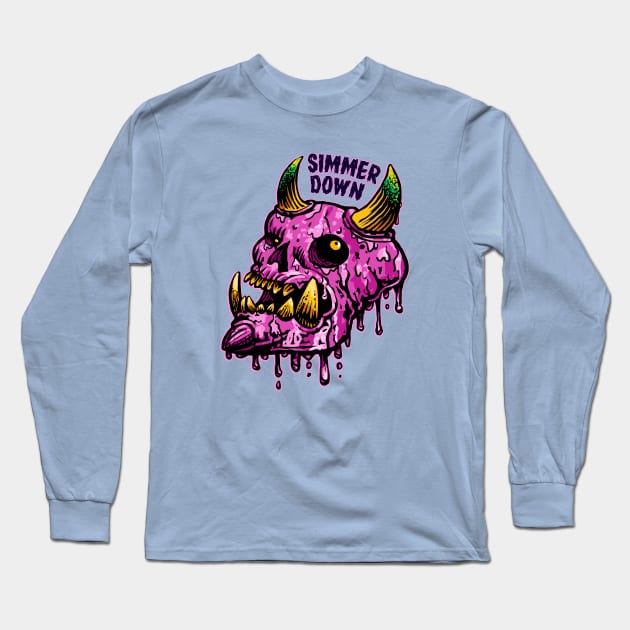 Simmer Down Long Sleeve T-Shirt by ChetArt